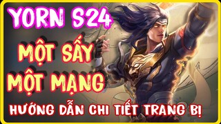 Yorn mùa 24 | Hướng dẫn Lên đồ - Phù hiệu - Bảng ngọc Yorn Mạnh nhất Liên Quân | @HDGAME76