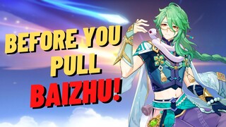 Consider These Before You Pull For Baizhu | Genshin Impact – Pre-Release Character Analysis