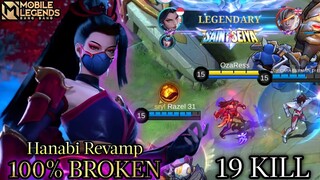 Hanabi Final Revamp BRUTAL DAMAGE!! - Mobile Legends Bang Bang