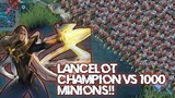 Lancelot  Champions vs 1000 Minions🥶 no CD full item 💥🔥