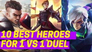 BEST HEROES FOR 1v1 IN MOBILE LEGENDS 2021