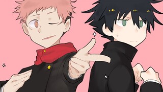 [Jujutsu Kaisen tulisan tangan] Bagian positif vs bagian negatif (semua Megumi)