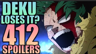 DEKU JUST LOST IT? / My Hero Academia Chapter 412 Spoilers