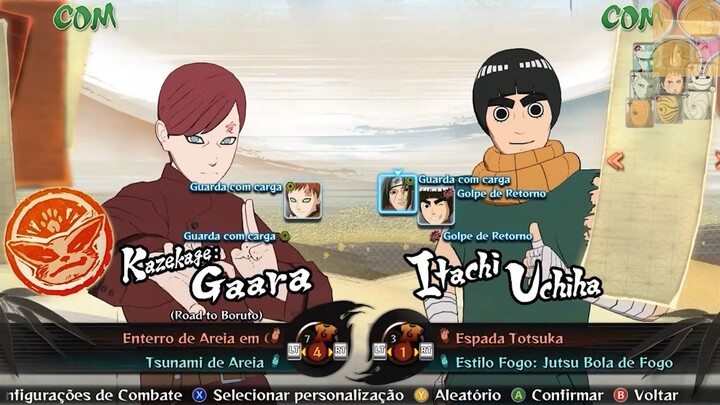 Game đối kháng Naruto 4 - Gaara vs Rock Lee