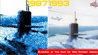 Evolution of The Hunt for Red October Games [1987-1993]