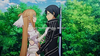 here with me | kirito x asuna