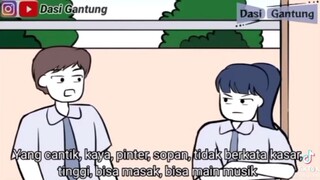 percintaan animasi dasi gantung