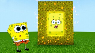 SpongeBob Spawns Sponge World portal