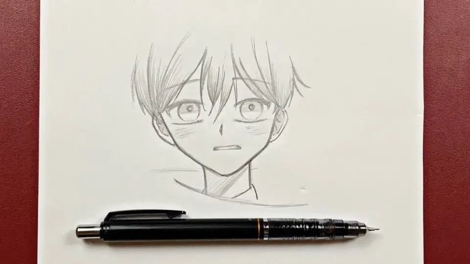 anime girl and boy drawing