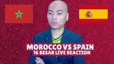 MONCOL NONTON MOROCCO VS SPAIN 16 BESAR