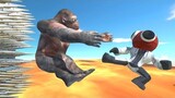 Powerful Kick on Spikes and Ballista - Animal Revolt Battle Simulator