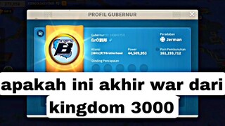 apakah ini akhir dari war kingdom 3000?? fokus KVK rise of kingdom