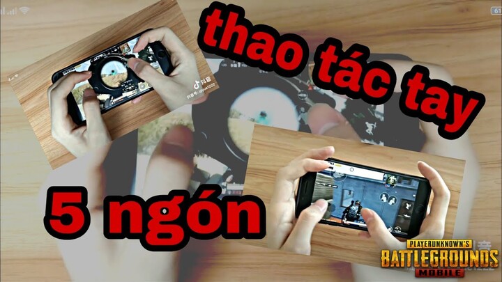 PUBG Mobile | Thao tác tay 5 ngón của top 50 sever china.