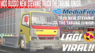 RILIS!! MOD BUSSID NEW STEVANIE TRUK THE TABUNG JUNIOR FULL DETAIL+SUPENSI EMPUK || BY X PLAY KEMBAR