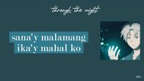 through the night - iu - tagalog cover