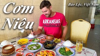Traditional VIETNAMESE CLAY POT RICE Lunch | Exploring Bao Loc's Nature & Food