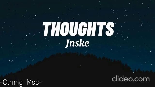 Jnske - Thoughts (slowed + reverb) (lyrics)