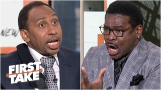 Stephen A. and Michael Irvin get heated about Zeke’s contract holdout with the Cowboys | First Take