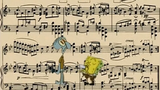 Funny video|Squidward and SpongeBob "Out of the Mountain"