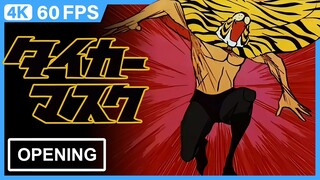 Tiger Mask Opening | Creditless | 4K 60FPS AI Remastered