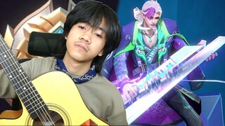 REVIEW SKIN ALL STAR ESTES PAKAI KEKUATAN GITAR DARI MOONTON - Mobile legends