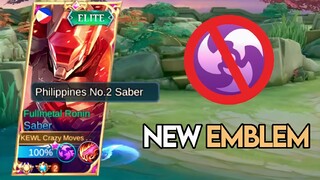 GOODBYE ASSASSIN EMBLEM!! THIS NEW EMBLEM WILL MAKE SABER META AGAIN!!