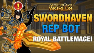 SWORDHAVEN REP BOT | SWORDHAVEN REP RANK 10 FAST | ROYAL BATTLEMAGE CLASS BOT | AQW BOTS 2019