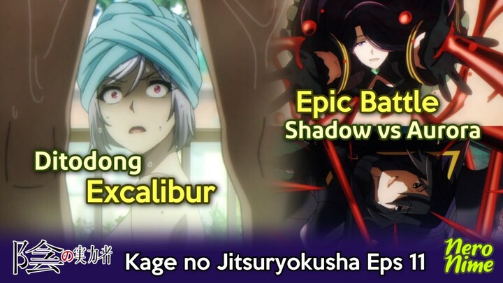 Epic Battle Lord Shadow vs Aurora | Breakdown Kage no Jitsuryokusha Episode 11