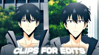 Sung Jinwoo Raw Clips For Edits Sung | Jin Woo vs Cyberus | Solo Leveling Episode 8