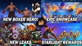 NEW BOXER HERO INSPIRED BY MANNY PACQUIAO, OCTOBER STARLIGHT REWARDS, OCTOBER EPIC SHOWCASE in MLBB