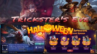 TRICK OR TREAT | TRICKSTER'S EVE | HALOWEEN FREE SKINS | MOBILE LEGENDS