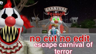 #video #roblox #escapegames  GAMEPLAY ESCAPE CARNIVAL OF TEROR - ROBLOX INDONESIA