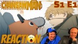 CHAINSAW MAN | FIRST EPISODE | REACTION #chainsawman #season1 #ep1 #reaction #chainsawmanreactions