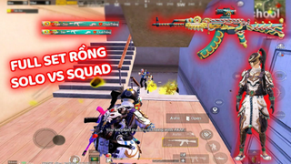 PUBG Mobile _ Solo Squad Full Set AKM Tết Nguyên Đán vs Trang Phục Rồng