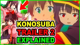 Does Megumin Love Kazuma? KonoSuba Movie Second Trailer Explained | Konosuba Crimson Legend Movie