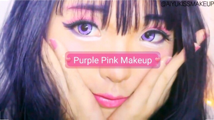 PURPLE PINK MAKEUP