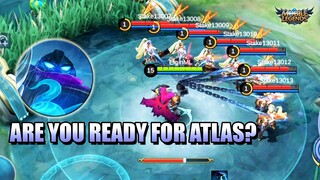 ALMOST A COMPLETE TANK - ATLAS MOBILE LEGENDS: BANG BANG