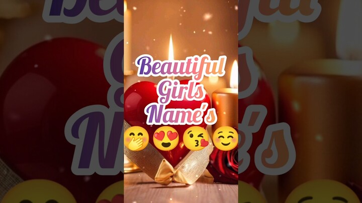 beautiful girls name's 😍🤭 comment your names ♥️#beautiful #girl #name #ytshortsindia #youtube