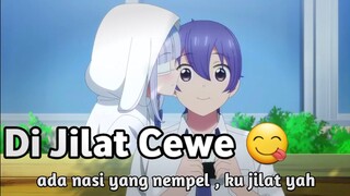 Ketika Cewe Menjilat Pipi Lo Saat Sedang Makan 🤤 || JJ ANIME 🎟