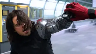 After being punched by the little spider, the Winter Soldier has a complete epiphany, and he has use