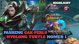 GESER- GESER MAP GAK PERLU, NYOLONG TURTLE TUJUANKU [HIGHLIGHT MLBB]