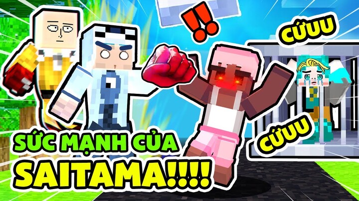 SỞ HỮU SỨC MẠNH SAITAMA MÈO BÉO GIẢI CỨU YABUN KHỎI MIKE.EXE TRONG MINECRAFT