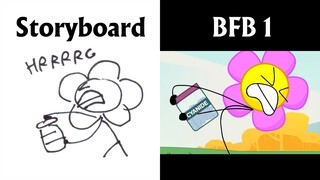 Storyboard of "Getting Teardrop to Talk": BFB 1