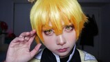 [Ugly] Say the most cowardly words, fight the most fiercely | Agatsuma Zenitsu cosplay makeup | Demo