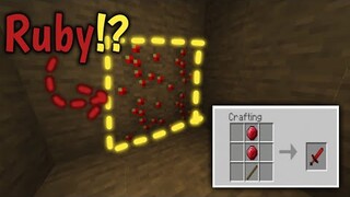 RUBY ITEMS IN MINECRAFT | Minecraft PE (TAGALOG)