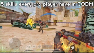 5 skills every pro player uses in CODM ranked