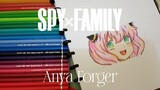 Timelapse drawing Spy x Family. Part 1- Anya Forger