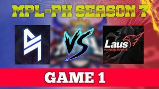 BLACKLIST VS LPE [GAME 1] BLACKLIST INTERNATIONAL VS LAUS PLAYBOOK ESPORTS |  MPL-PH SEASON 7