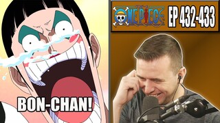 BON-CHAN! - One Piece Episode 432 and 433 - Rich Reaction