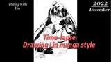 Time-Lapse drawing Lin manga style